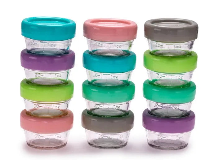 Melii Glass Food Storage Container - Pack of 12
