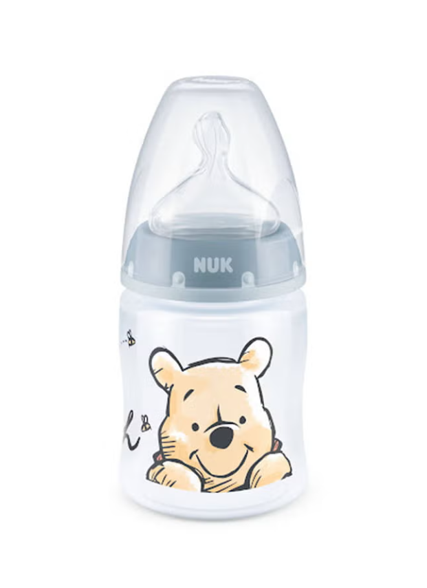 NUK First Choice+  Disney Winnie The Pooh Baby Bottle, 0-6 Months, 150ml