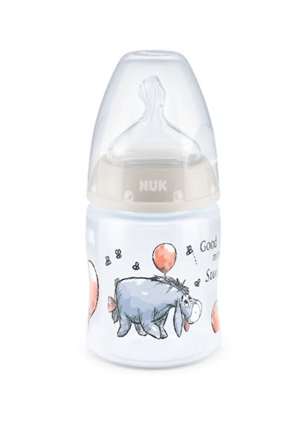 NUK First Choice+  Disney Winnie The Pooh Baby Bottle, 0-6 Months, 150ml