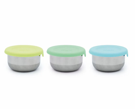 Melii Condiment Container Stainless Steel - Pack of 3