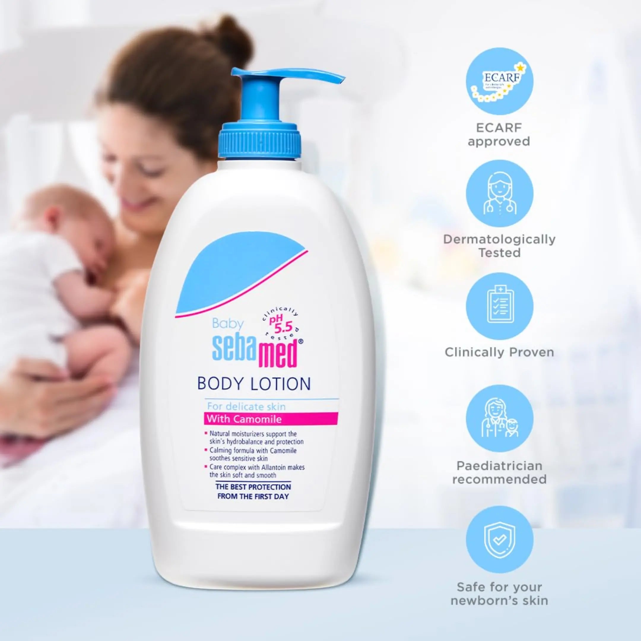 Sebamed Baby Lotion with pump, 400 ml