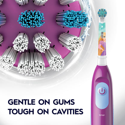 Oral-B Kids Battery Powered Toothbrush With Kids Replacement Brush Head (3+ Years)
