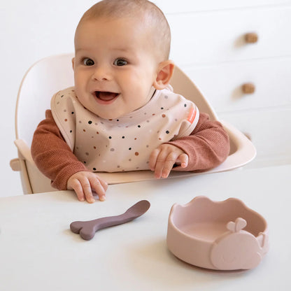 Done By Deer Silicone Stick & Stay Bowl & Baby Spoon