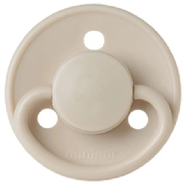 Mininor Round Pacifier Latex (0M+)