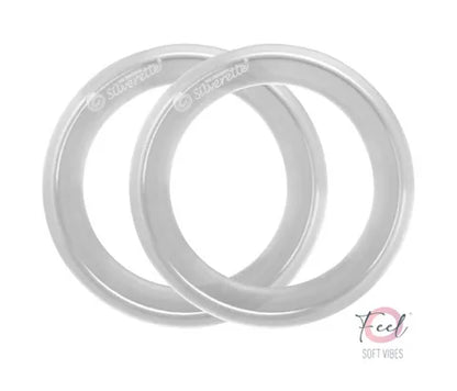 Silverette O-Feel Silicone Rings (1 Pair)