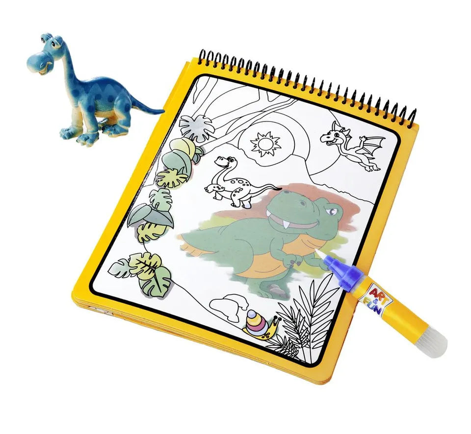 Art & Fun - Dinosaur Water Pen Colouring Book