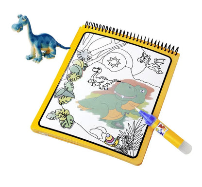 Art & Fun - Dinosaur Water Pen Colouring Book