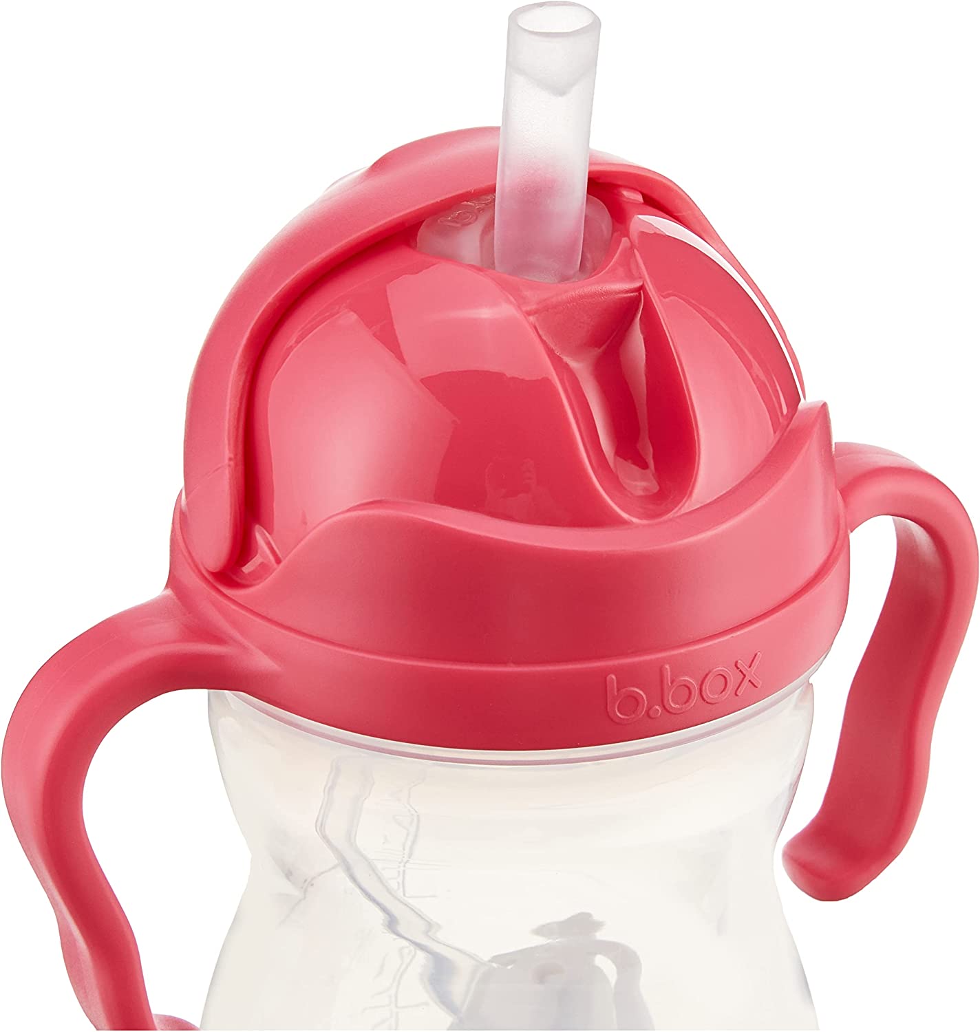 b.box Sippy Cup with Innovative Continuous Flow Weighted Straw Cup, Baby Straw Cup, Drink from any Angle, Easy-Grip Handles, 8oz, 6 months+.