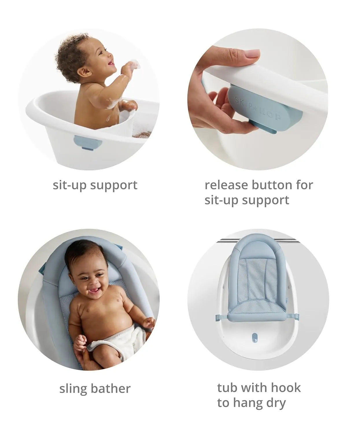 Skip Hop Wave 4-in-1 Bathtub