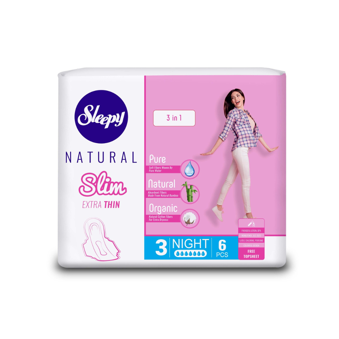 Sleepy Natural Extra Thin Pads