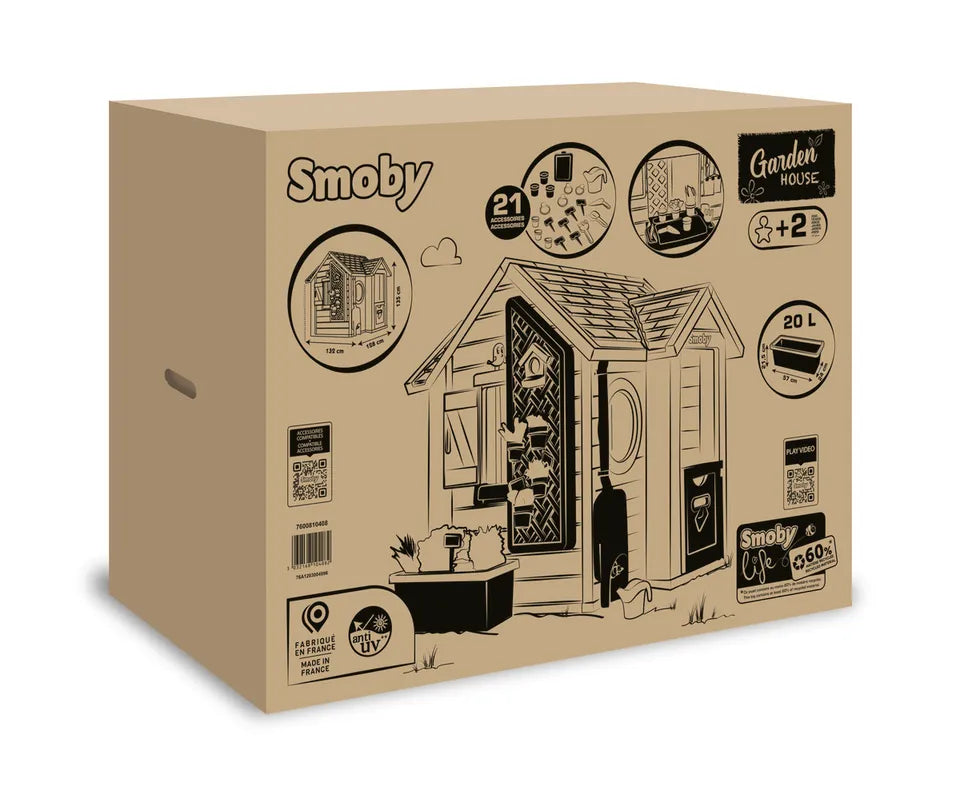 Smoby - Life Garden Playhouse
