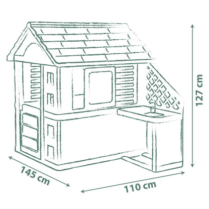 Smoby - Life Pretty Playhouse With Kitchen