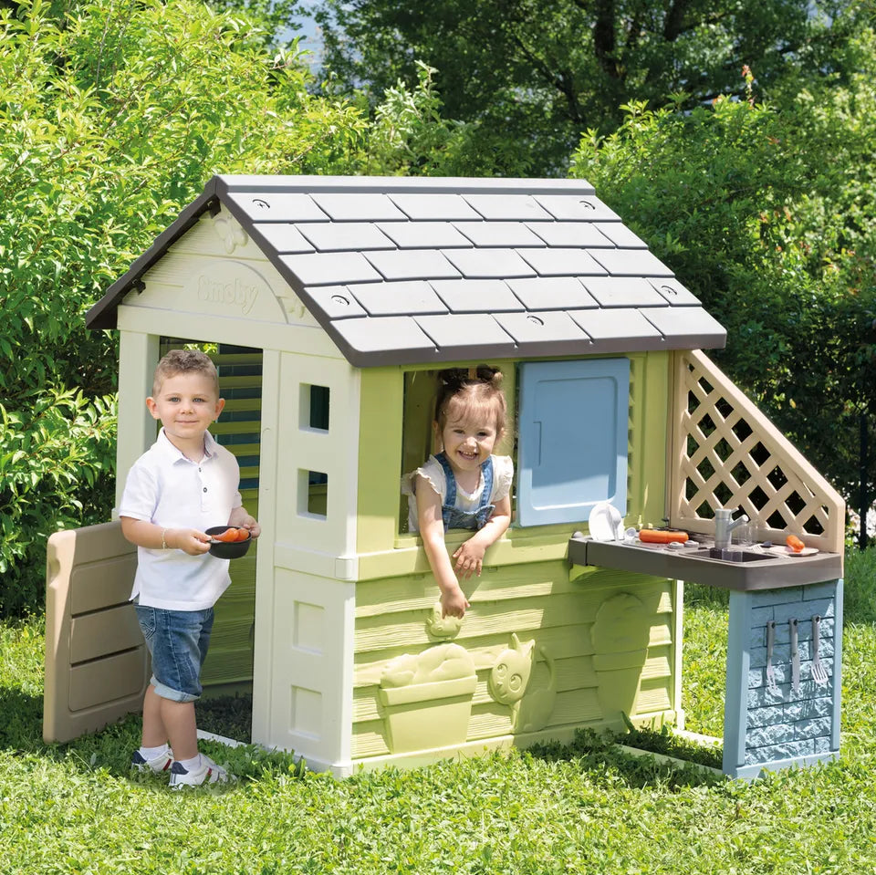 Smoby - Life Pretty Playhouse With Kitchen