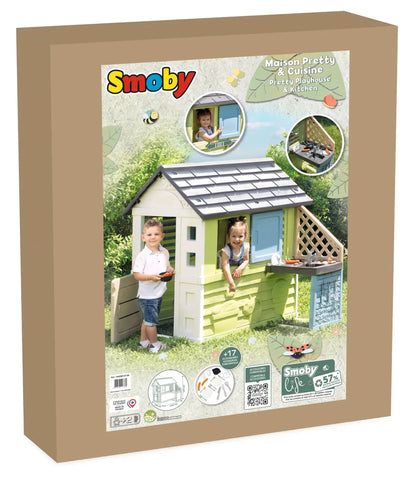 Smoby - Life Pretty Playhouse With Kitchen