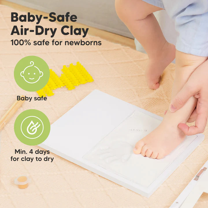 Keababies Baby Handprint Footprint Keepsake Kit Baby Frame for Newborn