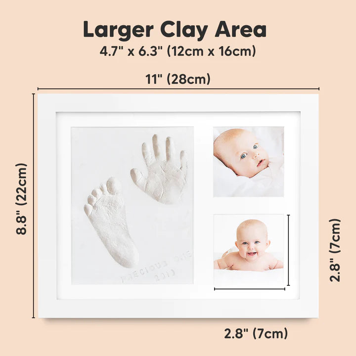 Keababies Baby Handprint Footprint Keepsake Kit Baby Frame for Newborn