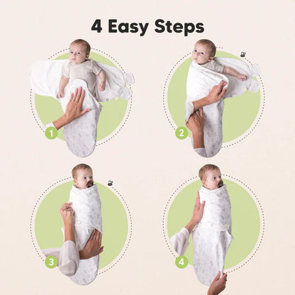 3-Pack Soothe Zippy Swaddle Wrap (Aspire).