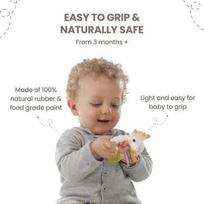 Sophie La Girafe So'Pure Teething Colo'Rings Brown White