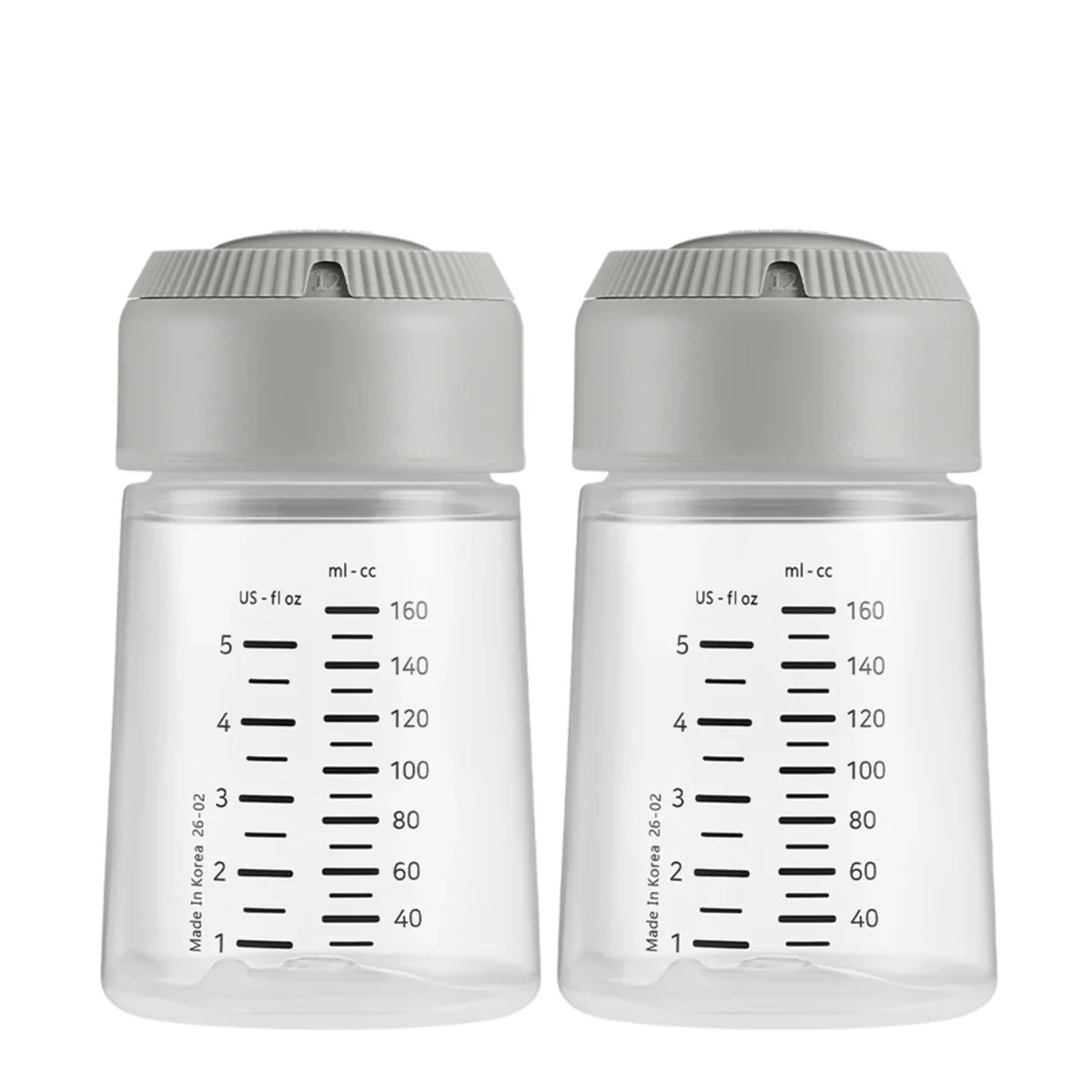 Spectra Breast Milk Storage Wide Neck Bottle with Airtight Cap Pair.