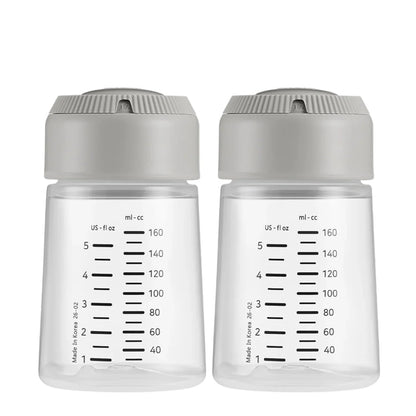 Spectra Breast Milk Storage Wide Neck Bottle with Airtight Cap Pair.