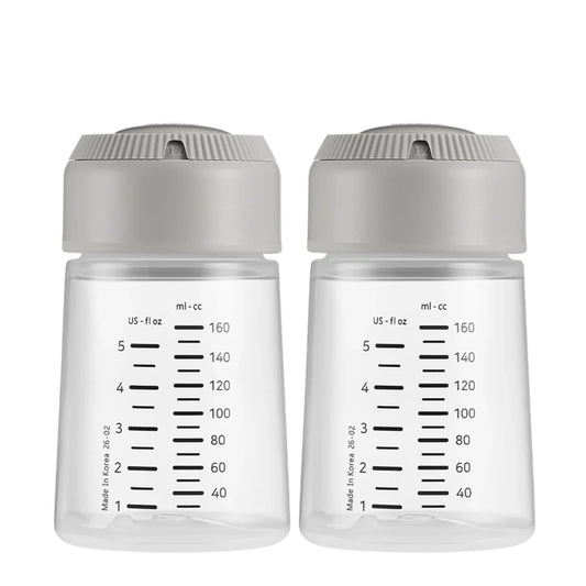 Spectra Breast Milk Storage Wide Neck Bottle with Airtight Cap Pair.