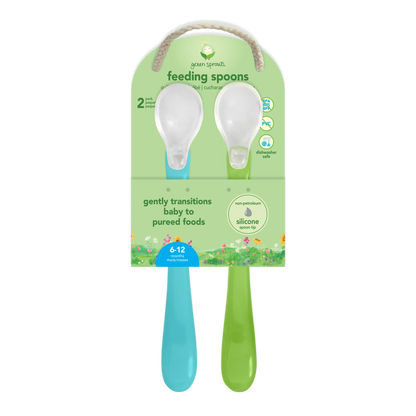 Green Sprouts Feeding Spoon - Pack of 2 (6-12 Months)