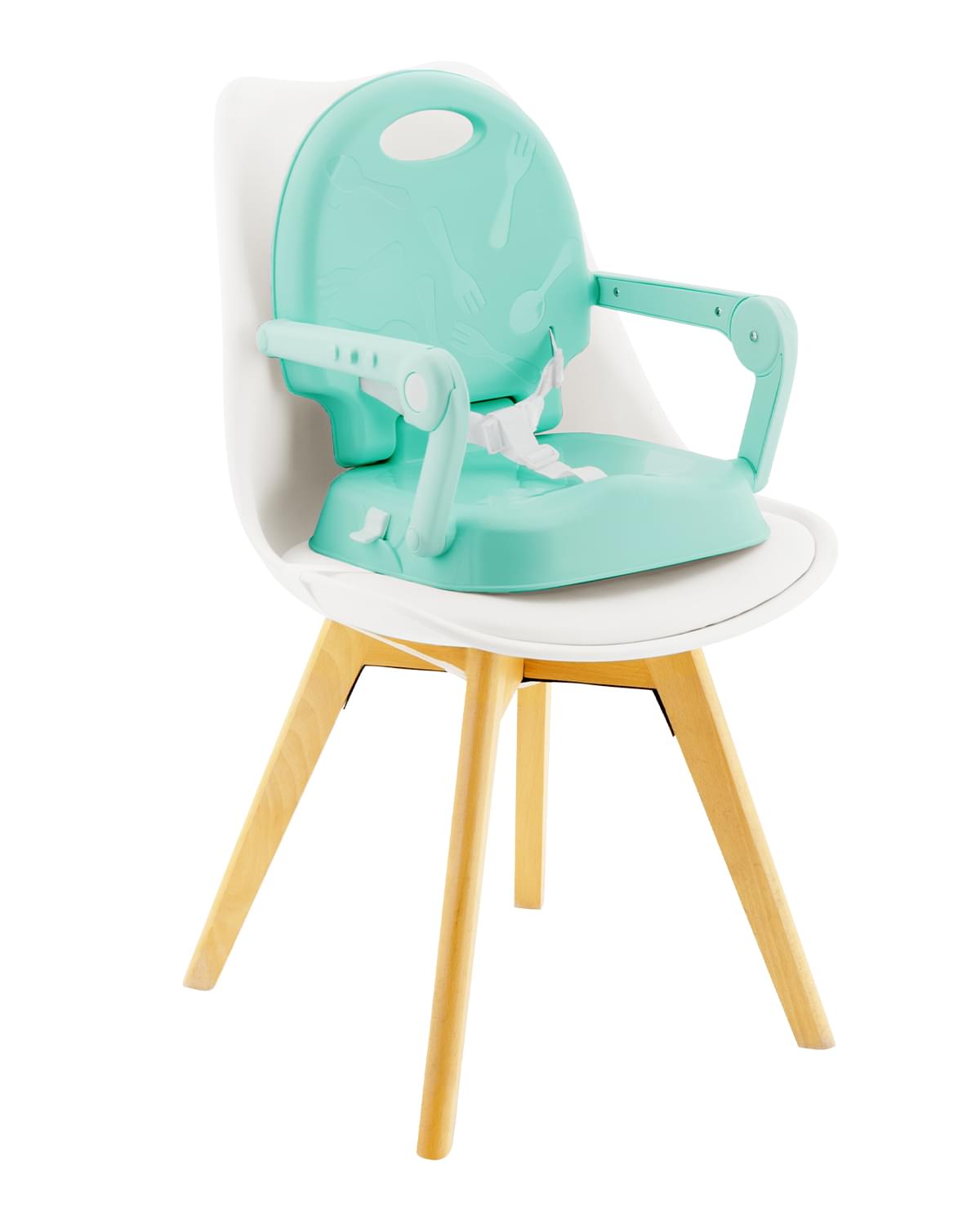 Kikkaboo - 3-In-1 Spoony Baby Highchair - Mint