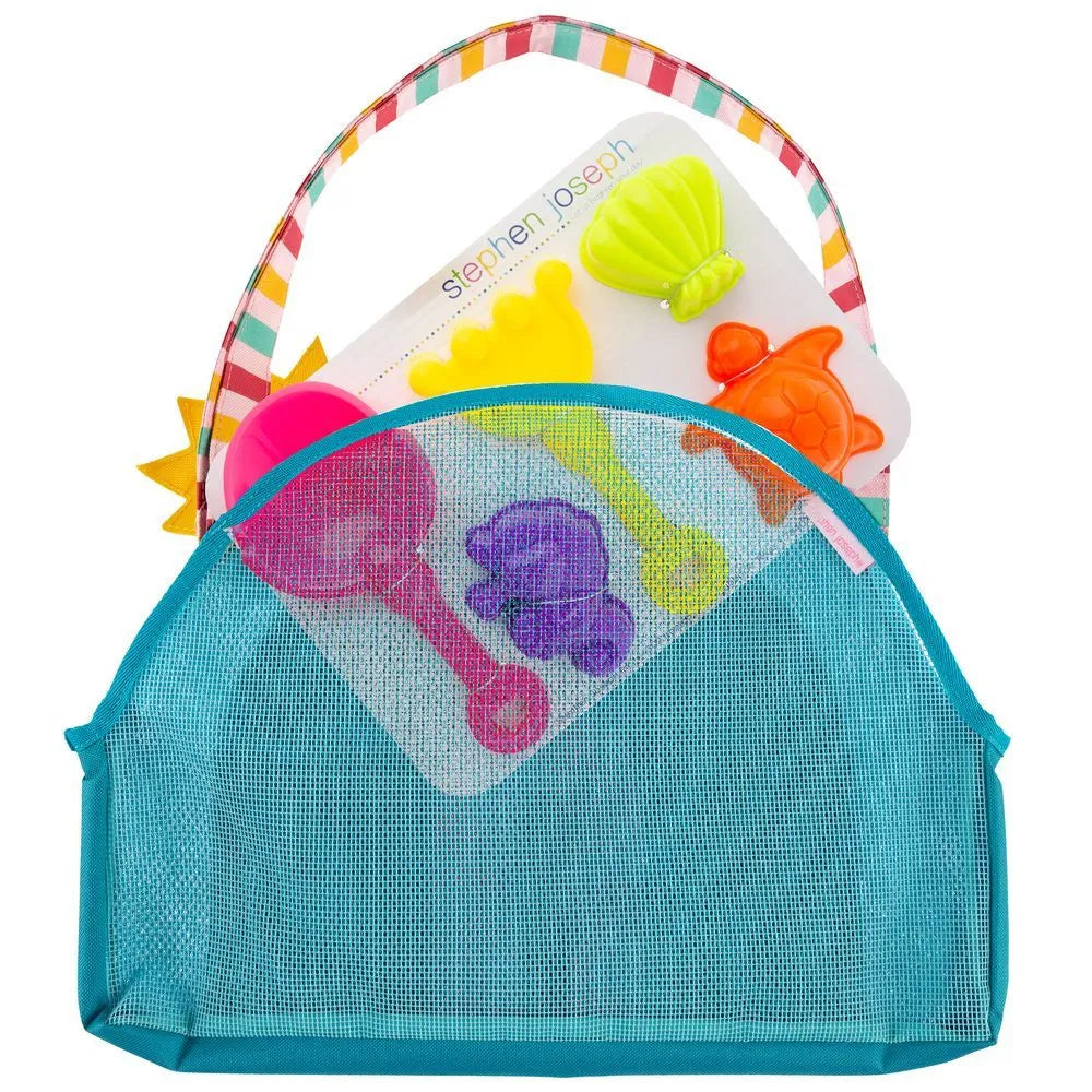 Stephen Joseph Beach Tote with Sand Toy Play Set