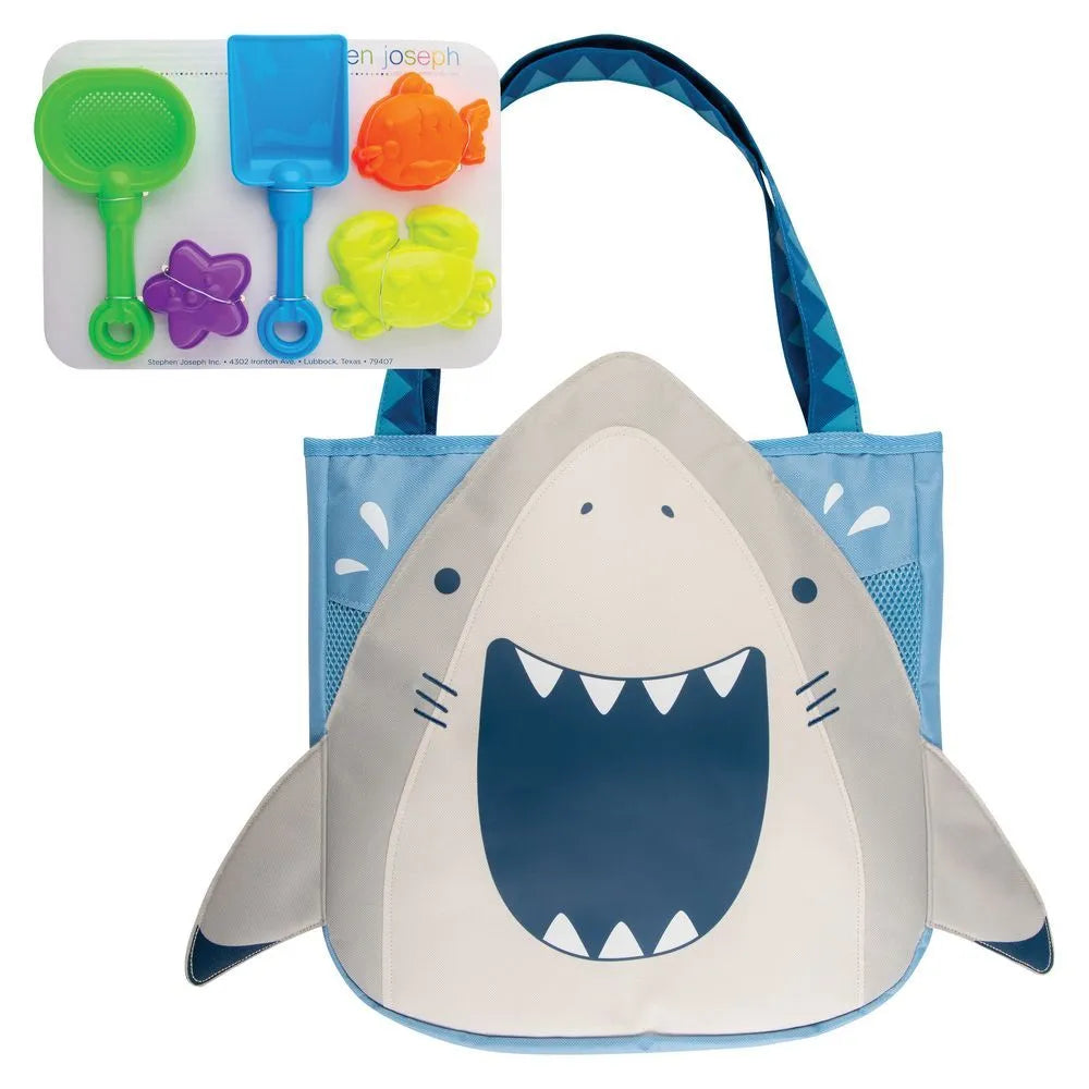 Stephen Joseph Beach Tote with Sand Toy Play Set