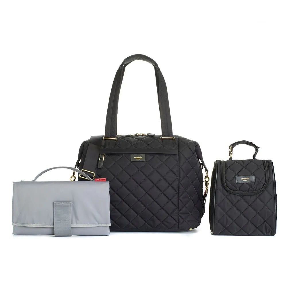 Storksak Stevie Quilt (Black)