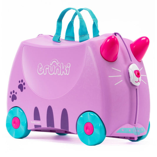 Trunki Ride On Kids Suitcase (Cassie Cat Pink)