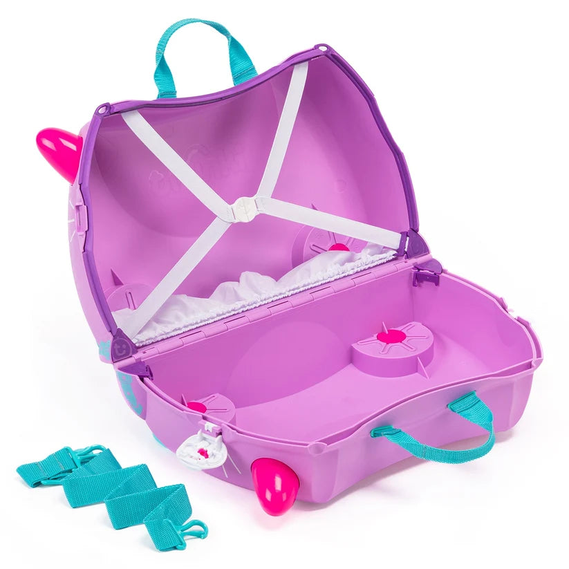 Trunki Ride On Kids Suitcase (Cassie Cat Pink)
