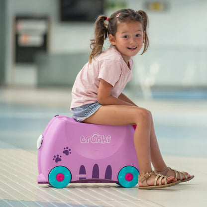 Trunki Ride On Kids Suitcase (Cassie Cat Pink)