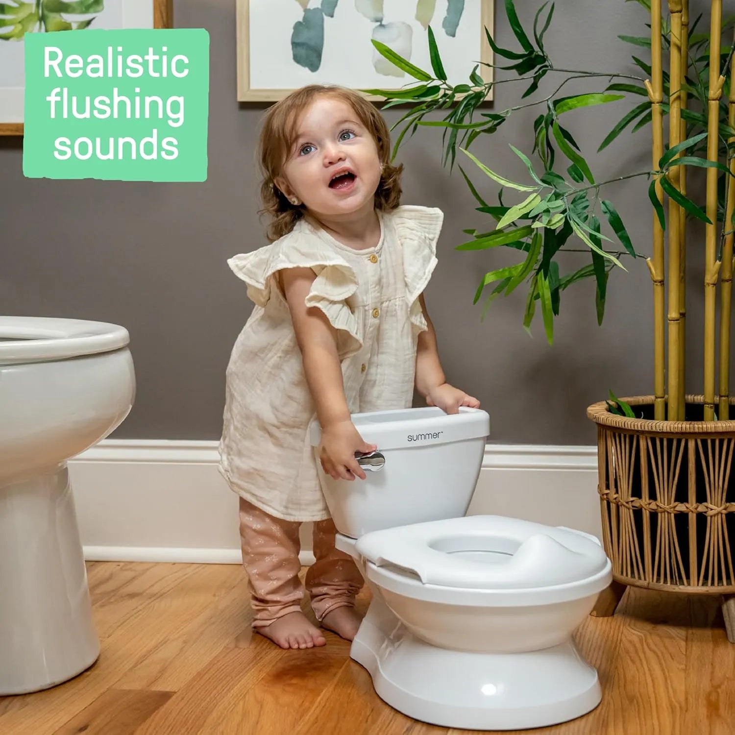 Summer Infant My Size Potty Pro - White (18 Months+, Up to 50 Pounds)