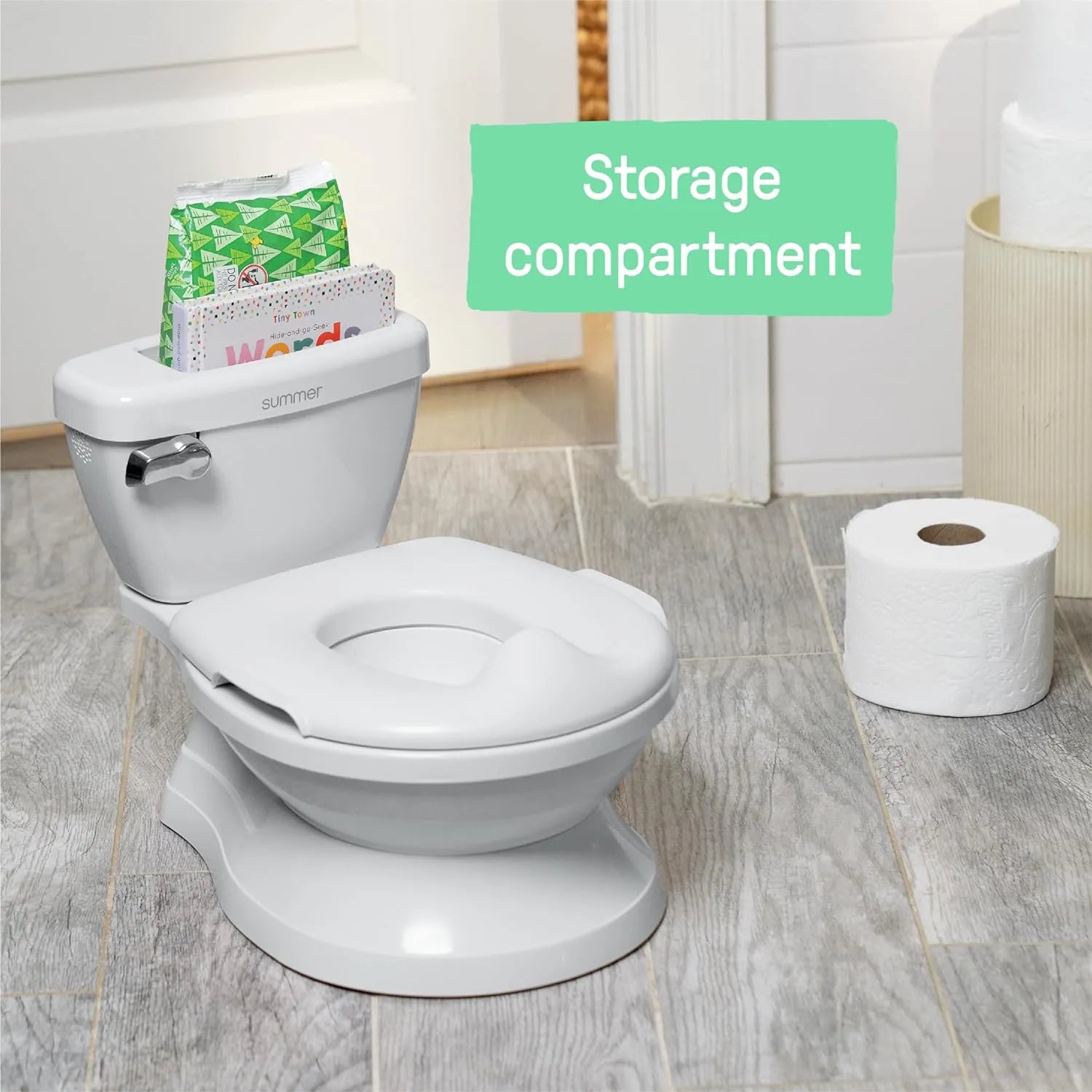 Summer Infant My Size Potty Pro - White (18 Months+, Up to 50 Pounds)