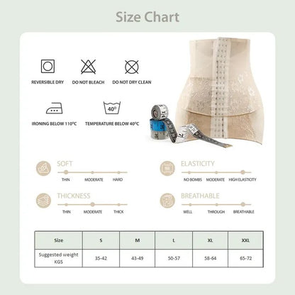 Sunveno 2 In 1 Body Shaper Combo (Beige)