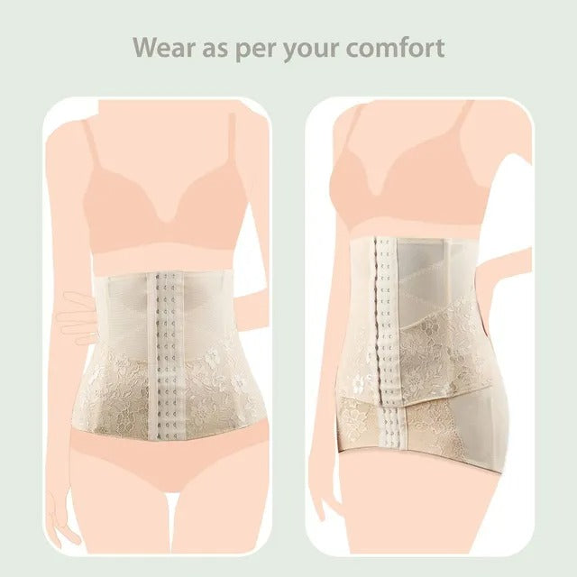 Sunveno 2 In 1 Body Shaper Combo (Beige)