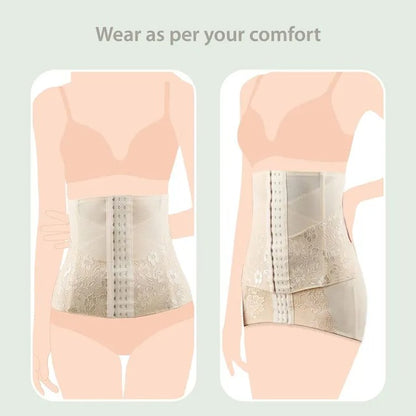 Sunveno 2 In 1 Body Shaper Combo (Beige)