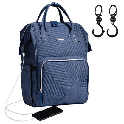 Sunveno Diaper Bag With Stroller Hooks