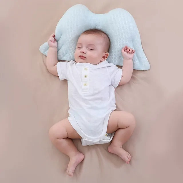 Sunveno Infant Head Shaper Wings Pillow Blue