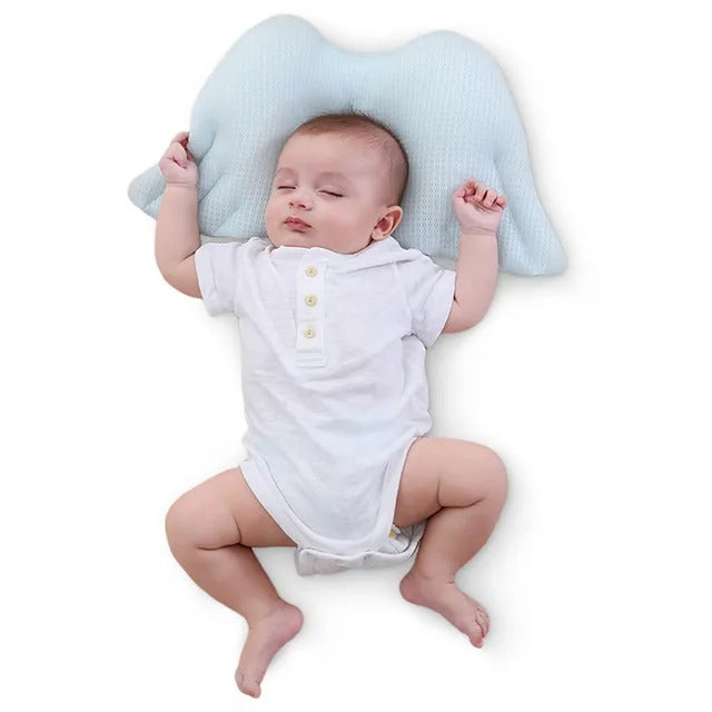 Sunveno Infant Head Shaper Wings Pillow Blue