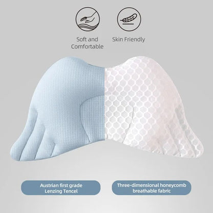 Sunveno Infant Head Shaper Wings Pillow Blue