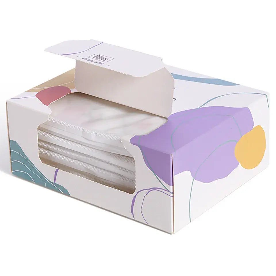 Sunveno Disposable Printed Baby Bibs – Pack of 20