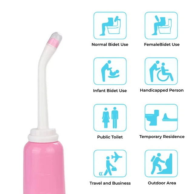 Sunveno Portable Bidet – Pink, 500ml