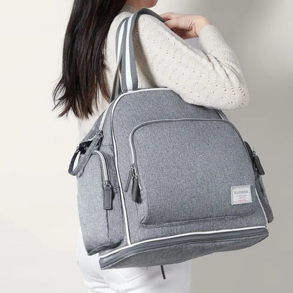 Sunveno Signature Maternity Diaper Bag - Grey