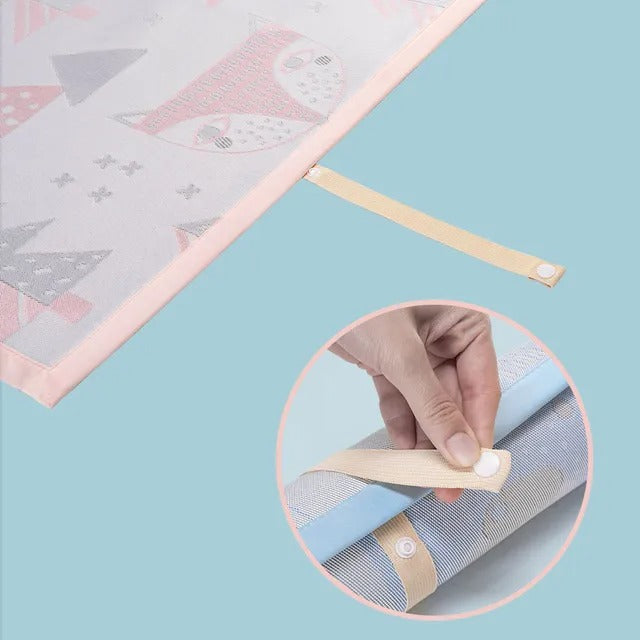 Sunveno Baby Mattress Protector Mat Large Pink