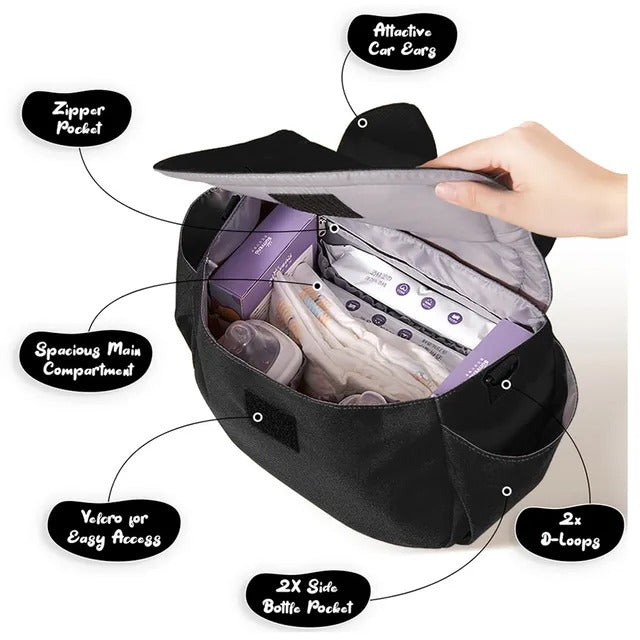 Sunveno Meow Stroller Diaper Bag