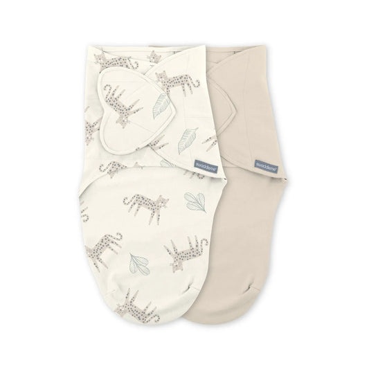 SwaddleMe by Ingenuity Original Heart Swaddle 2-Pack - Born Free (0-3 Months, 1.0 TOG)