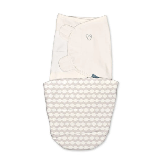 SwaddleMe by Ingenuity All Season Swaddle 1-Pack - Dream Wave (S/M, 0-3M)