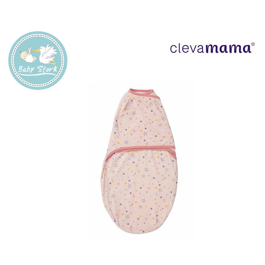 Clevamama Swaddle to Sleep Baby Swaddle Wrap 0-3 Months.